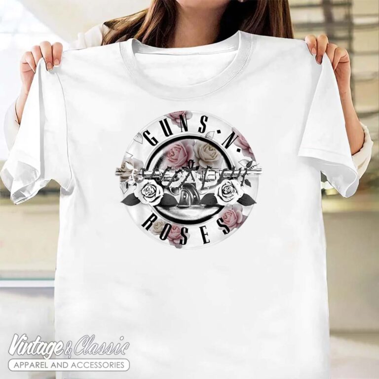 Guns N Roses Floral Bullet Shirt Guns N Roses Floral Bullet Shirt