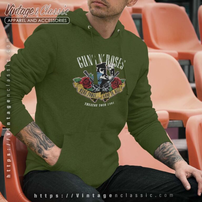 Guns N Roses Here Today Gone To Hell Men Hoodie Guns N Roses Here Today Gone To Hell Men Hoodie