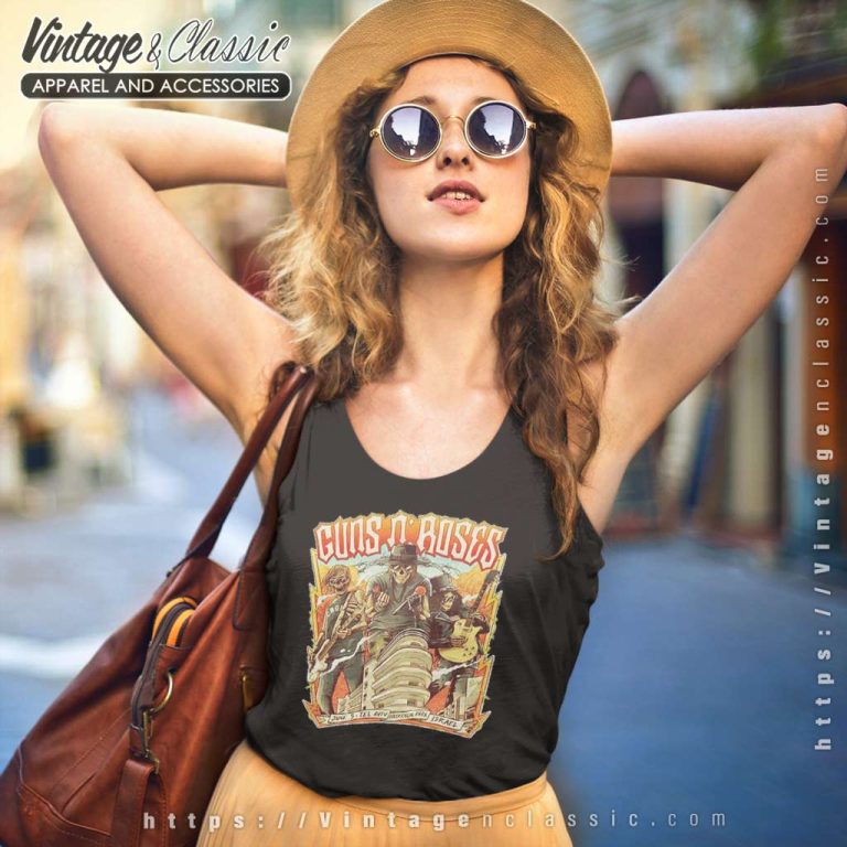 Guns N Roses Israel World Tour 2023 Tank Top Racerback Guns N Roses Israel World Tour 2023 Tank Top Racerback