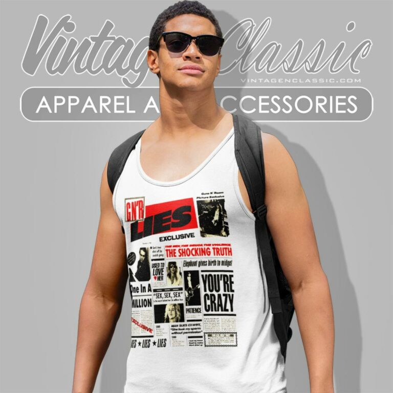 Guns N Roses Lies Tank Top Racerback Guns N Roses Lies Tank Top Racerback