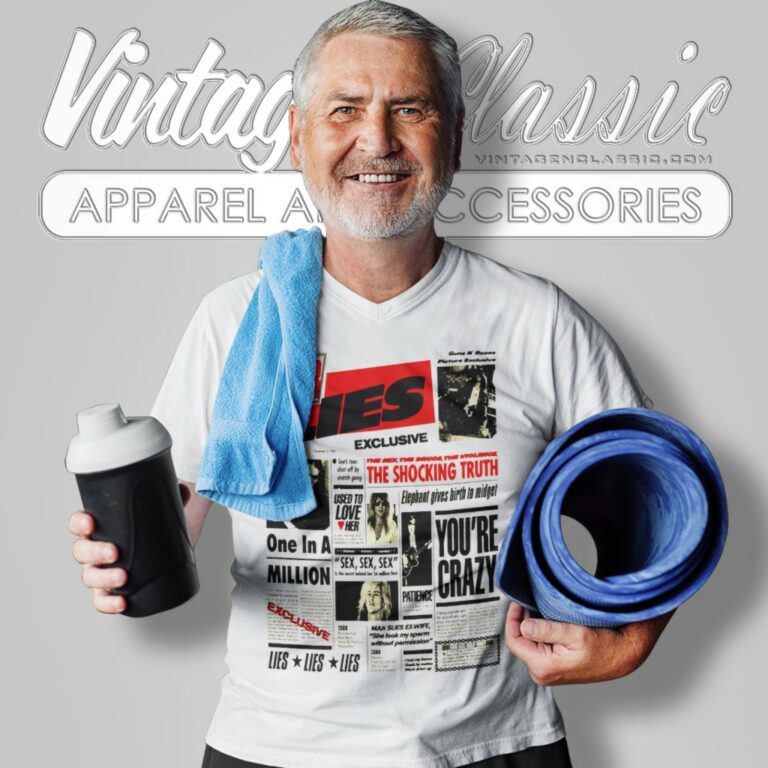 Guns N Roses Lies V Neck TShirt Guns N Roses Lies V Neck TShirt