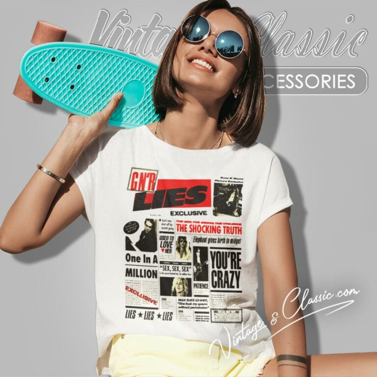 Guns N Roses Lies Women T Shirt Guns N Roses Lies Women T Shirt