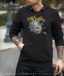 Guns N Roses Needle Skull Men Hoodie
