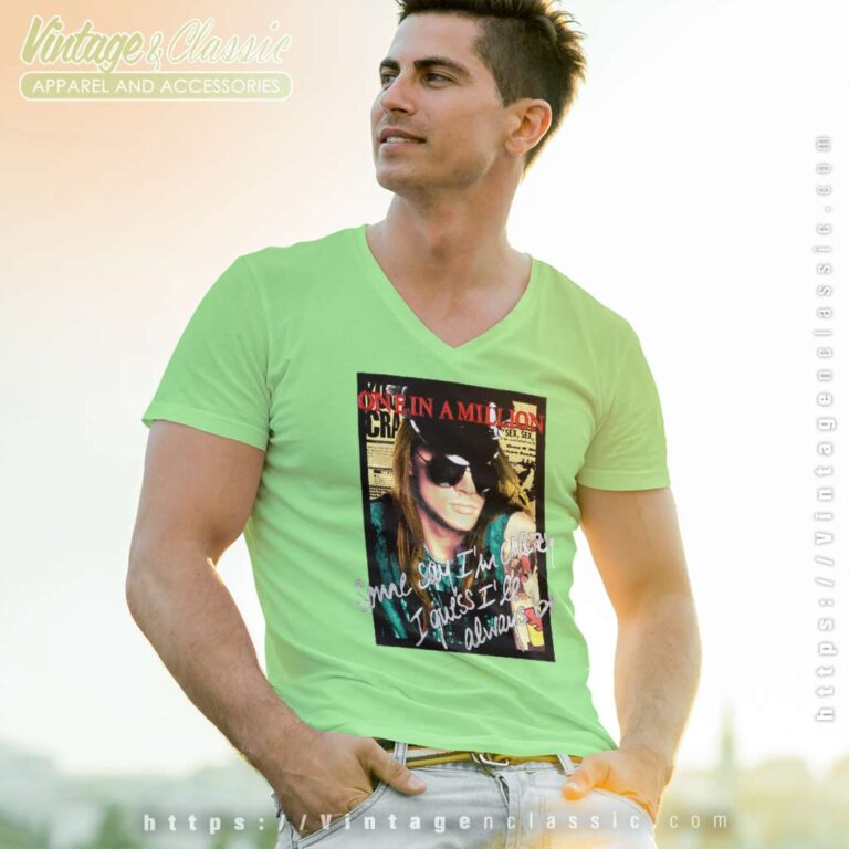 Guns N Roses One In A Million V Neck TShirt Guns N Roses One In A Million V Neck TShirt