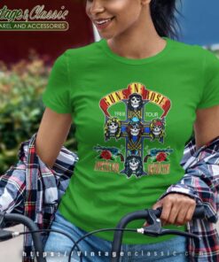 Guns N Roses Shirt Appetite For Destruction Tour Women TShirt