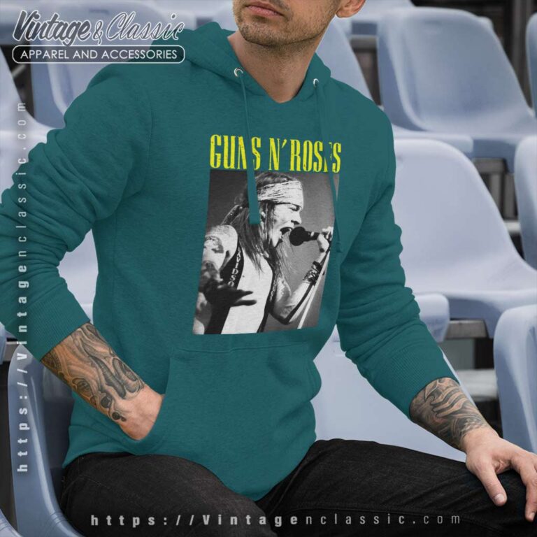 Guns N Roses Shirt Axl Live Profile Hoodie Guns N Roses Shirt Axl Live Profile Hoodie