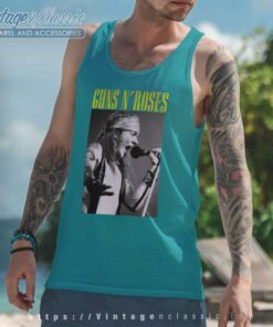 Guns N Roses Shirt Axl Live Profile Tank Top Racerback