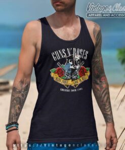 Guns N Roses Shirt Here Today And Gone To Hell Tank Top Racerback