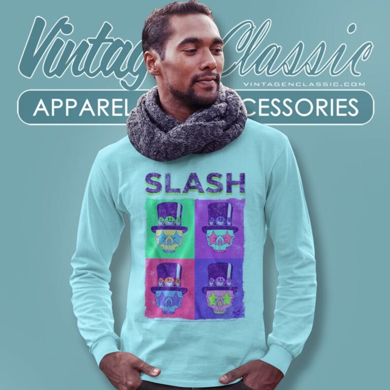 Guns N Roses Shirt Slash Living The Dream Long Sleeve Tee Guns N Roses Shirt Slash Living The Dream Long Sleeve Tee