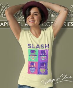 Guns N Roses Shirt Slash Living The Dream V Neck TShirt