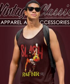 Guns N Roses Shirt Slash R Fnr Guitarist Tank Top Racerback