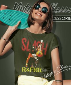 Guns N Roses Shirt Slash R Fnr Guitarist Women T Shirt