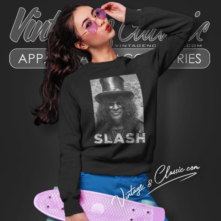 Guns N Roses Shirt Slash Rock Portrait Sweatshirt Guns N Roses Shirt Slash Rock Portrait Sweatshirt
