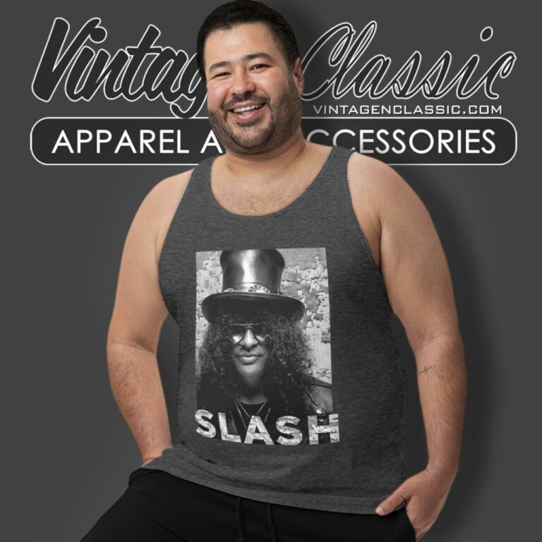 Guns N Roses Shirt Slash Rock Portrait Tank Top Racerback Guns N Roses Shirt Slash Rock Portrait Tank Top Racerback