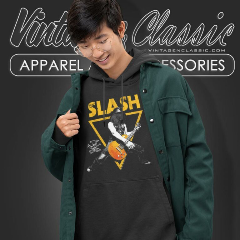 Guns N Roses Shirt Slash Signature Gold Hoodie Guns N Roses Shirt Slash Signature Gold Hoodie