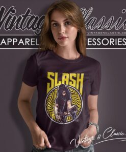 Guns N Roses Shirt Slash Vintage Gold Wheel 6 Guns N Roses Shirt Slash Vintage Gold Wheel Women T Shirt