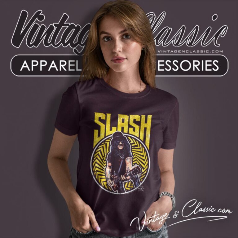 Guns N Roses Shirt Slash Vintage Gold Wheel Women T Shirt Guns N Roses Shirt Slash Vintage Gold Wheel Women T Shirt