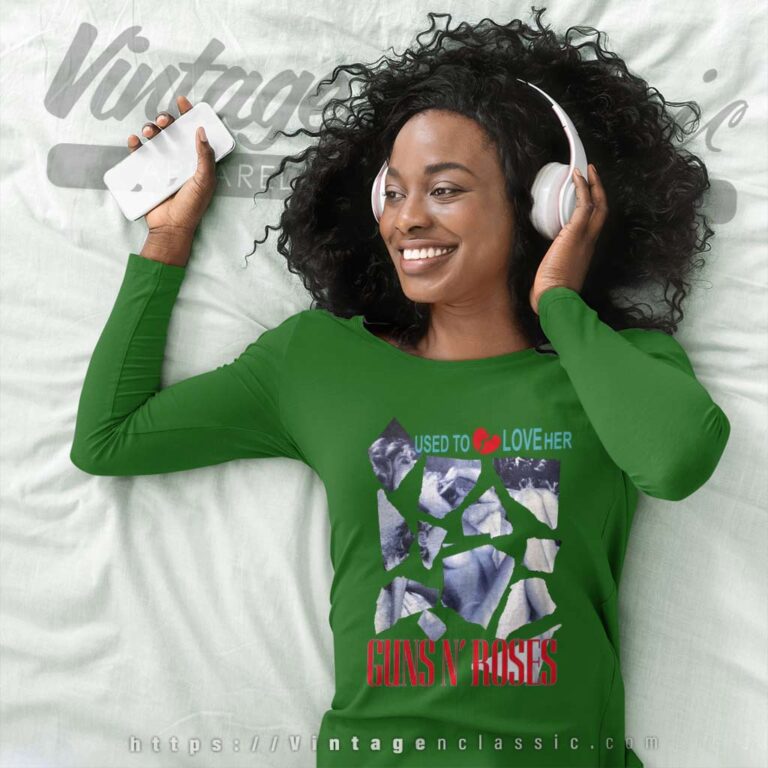 Guns N Roses Shirt Used To Love Her Long Sleeve Tee Guns N Roses Shirt Used To Love Her Long Sleeve Tee