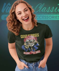 Guns N Roses Shirt Welcome To The Jungle Women TShirt