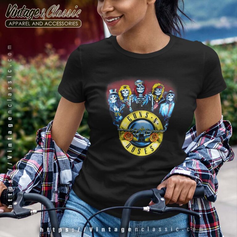 Guns N Roses Skeletons Bullets Tshirt Guns N Roses Skeletons Bullets Tshirt