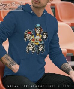Guns N Roses Skull Heads Men Hoodie