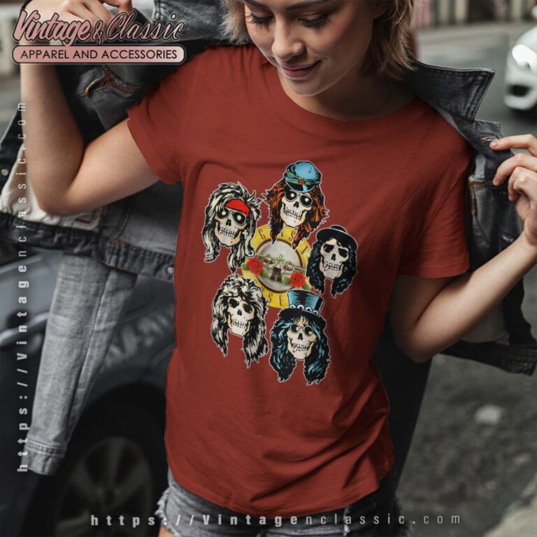 Guns N Roses Skull Heads Shirt Guns N Roses Skull Heads Shirt