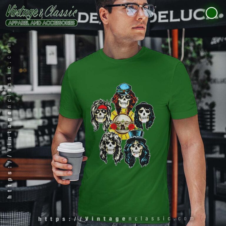 Guns N Roses Skull Heads Tshirt Guns N Roses Skull Heads Tshirt
