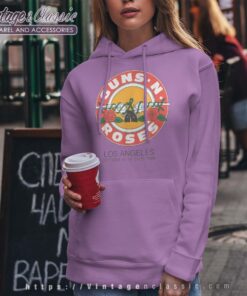 Guns N Roses 1989 Bullet Seal LA Hoodie