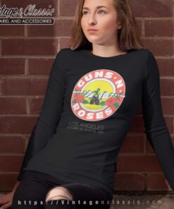 Guns N Roses 1989 Bullet Seal LA Longsleeves