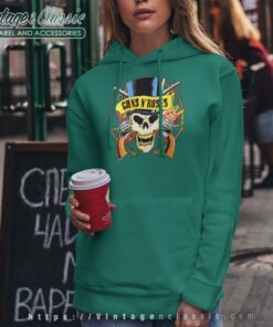 Guns N Roses Top Hat Skull Shirt 5 Guns N Roses Top Hat Skull Hoodie 1