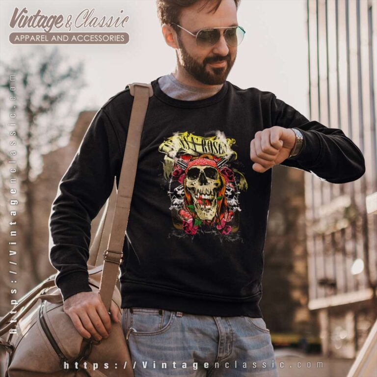 Guns N Roses Trashy Skull Tour Sweatshirt Guns N Roses Trashy Skull Tour Sweatshirt