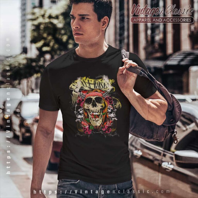 Guns N Roses Trashy Skull Tour T Shirt Guns N Roses Trashy Skull Tour T Shirt