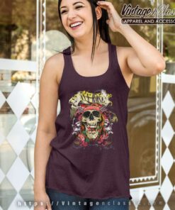 Guns N Roses Trashy Skull Tour Tank Top Racerback