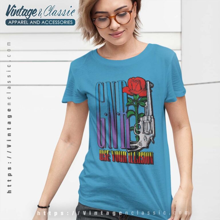 Guns N Roses Use Your Illusion Pistol Shirt Guns N Roses Use Your Illusion Pistol Shirt