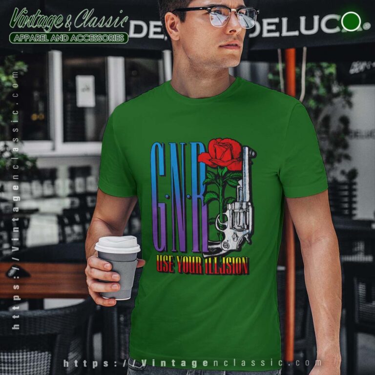 Guns N Roses Use Your Illusion Pistol Tshirt Guns N Roses Use Your Illusion Pistol Tshirt