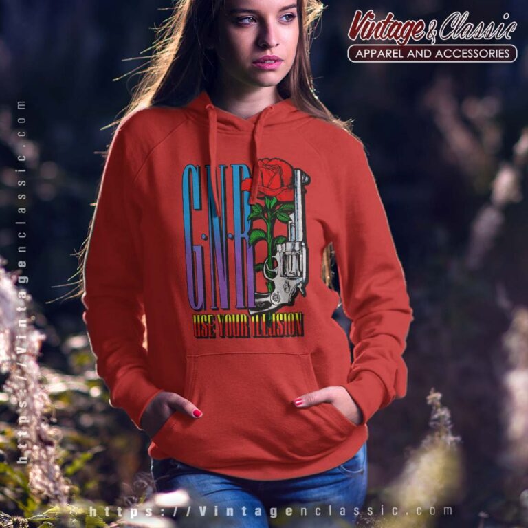 Guns N Roses Use Your Illusion Pistol Women Hoodie Guns N Roses Use Your Illusion Pistol Women Hoodie