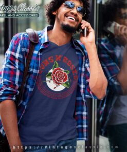 Guns N Roses Use Your Illusion V Neck TShirt 1