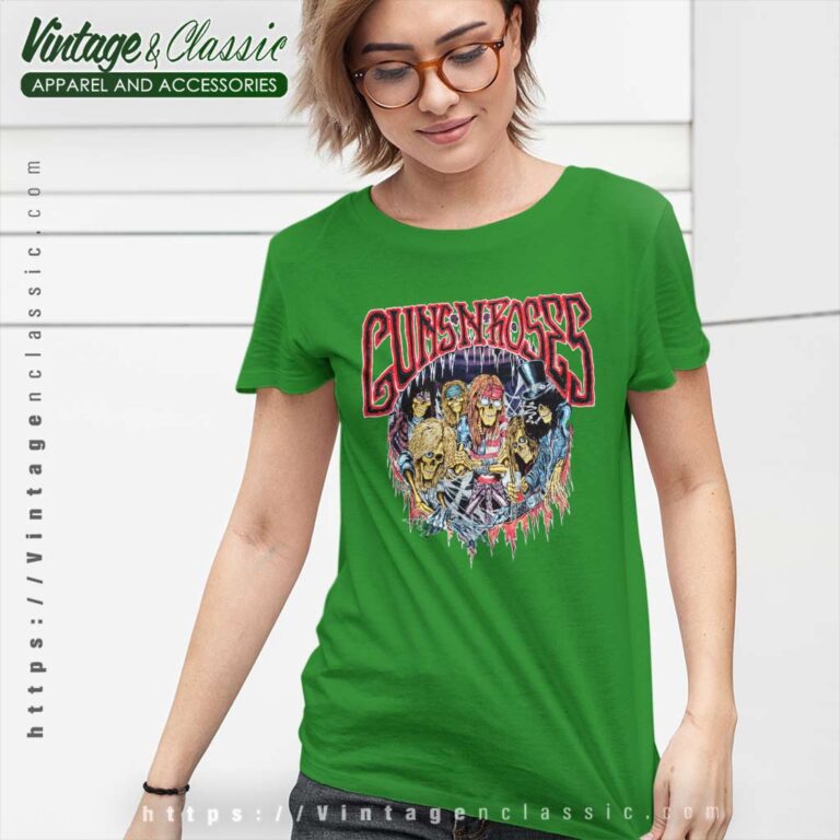 Guns N Roses Use Your Illusion Women TShirt Guns N Roses Use Your Illusion Women TShirt