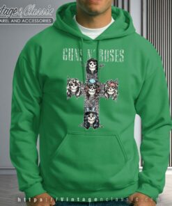 Guns N Roses Vintage Cross Hoodie