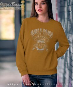Guns N Roses White Cross Shirt 4 Guns N Roses White Cross Sweatshirt
