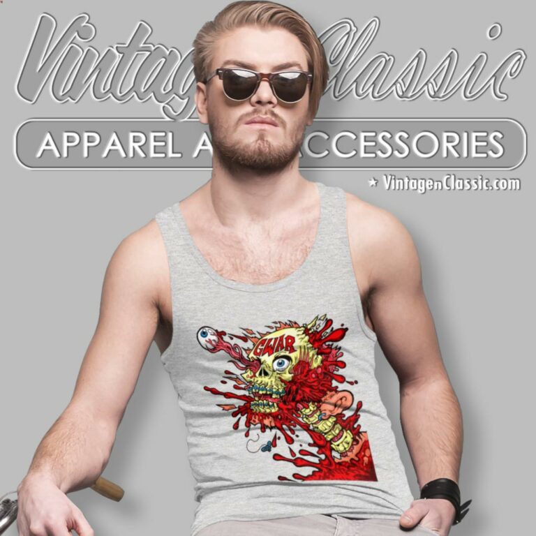 Gwar Head Pop Tank Top Racerback Gwar Head Pop Tank Top Racerback