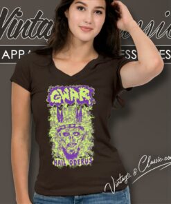 Gwar Heil Oderus V Neck TShirt
