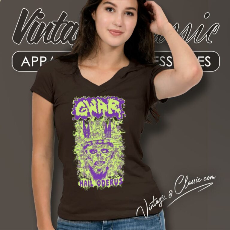 Gwar Heil Oderus V Neck TShirt Gwar Heil Oderus V Neck TShirt