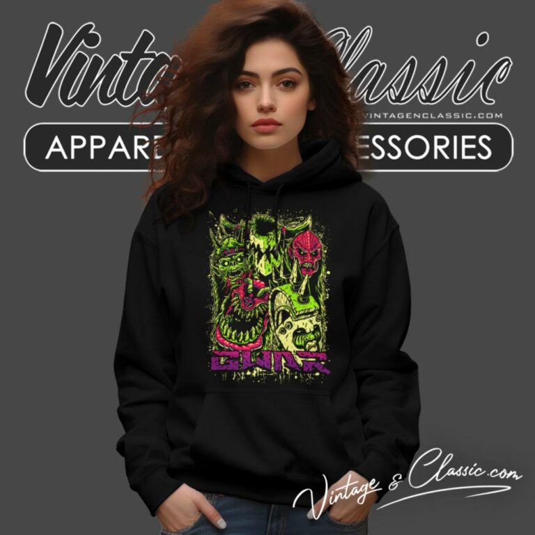 Gwar Neon Faces Hoodie Gwar Neon Faces Hoodie