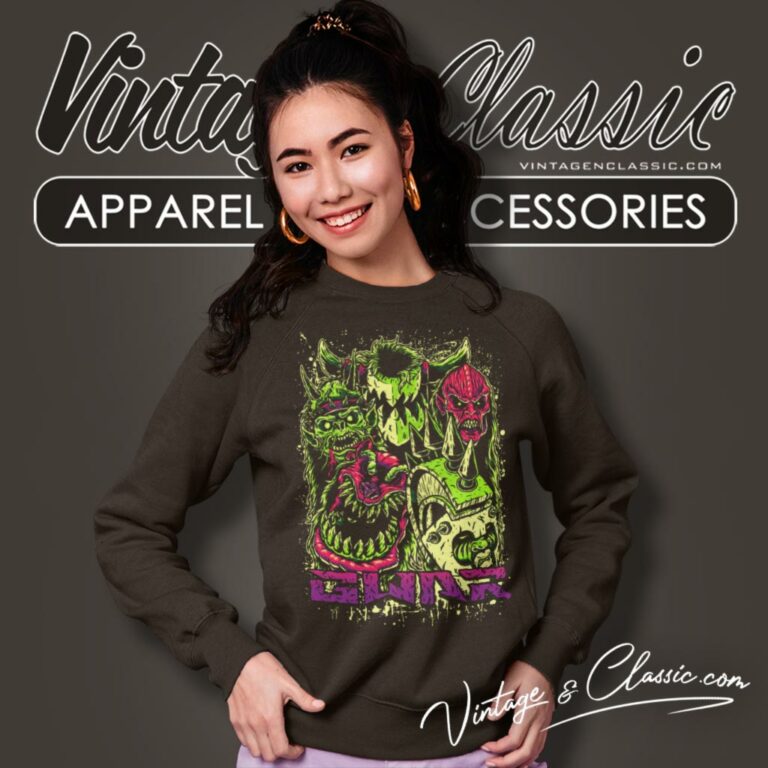 Gwar Neon Faces Sweatshirt Gwar Neon Faces Sweatshirt