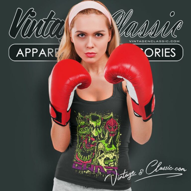 Gwar Neon Faces Tank Top Racerback Gwar Neon Faces Tank Top Racerback