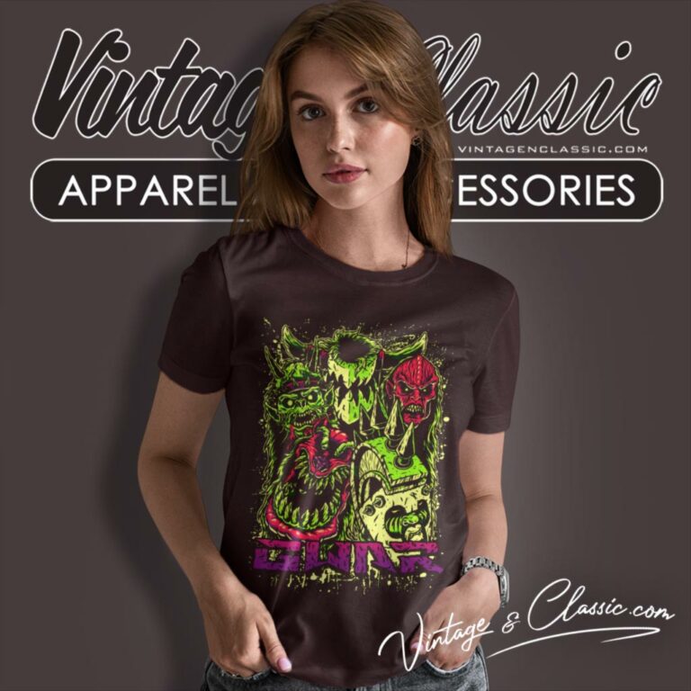 Gwar Neon Faces Women T Shirt Gwar Neon Faces Women T Shirt