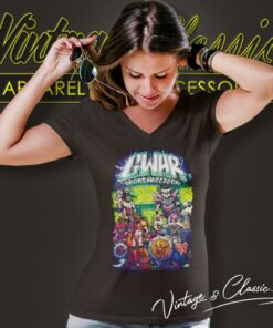 Gwar Orgasmageddon V Neck TShirt