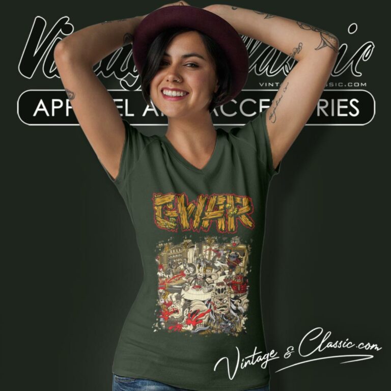 Gwar Saloon V Neck TShirt Gwar Saloon V Neck TShirt
