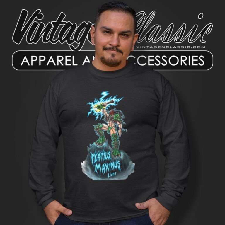 Gwar Shirt Flattus Maximus Lives Long Sleeve Tee Gwar Shirt Flattus Maximus Lives Long Sleeve Tee